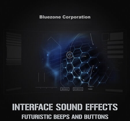 Bluezone Corporation Interface Sound Effects Futuristic Beeps and Buttons WAV